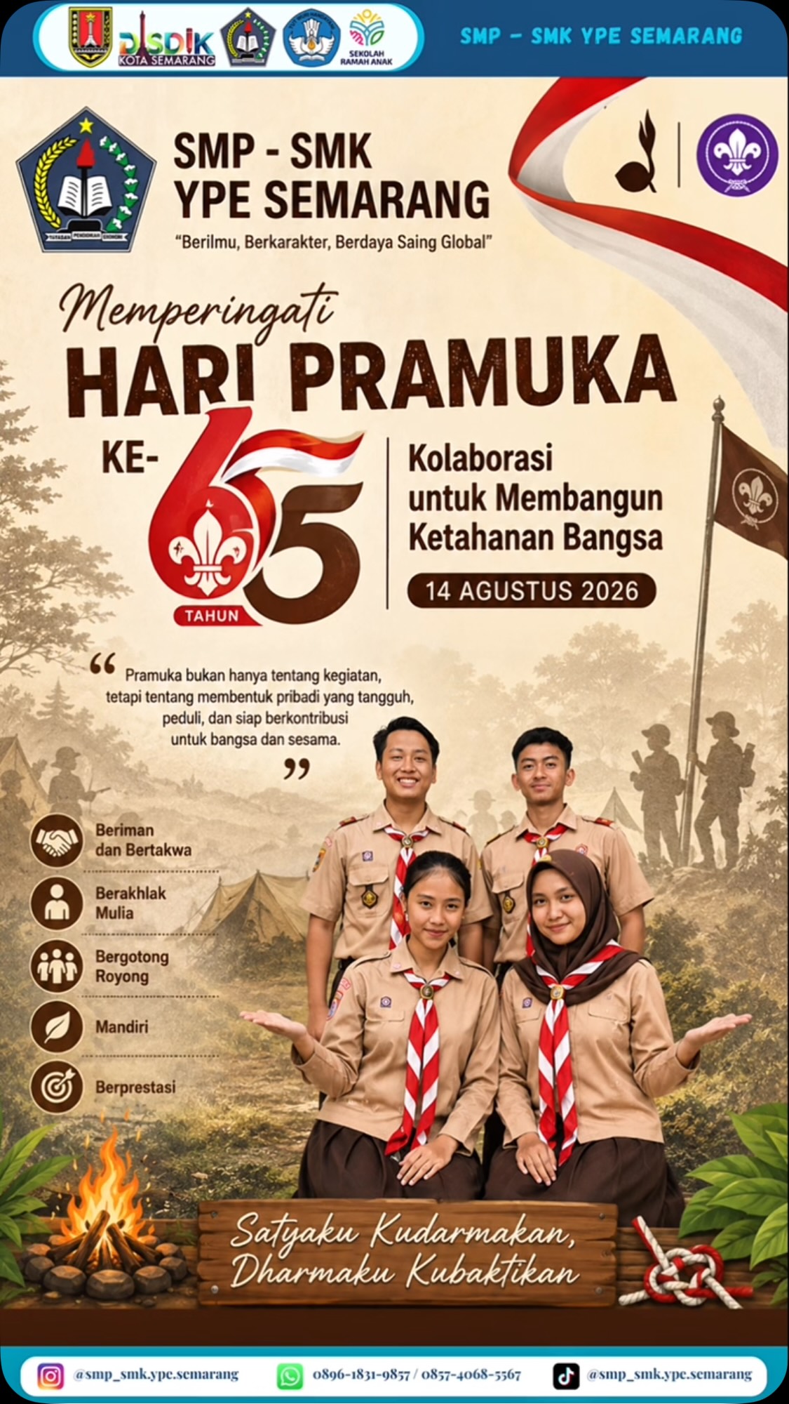 Selamat Hari Pramuka ke-65! ✨